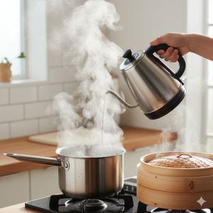 お湯を足す時は「熱湯」で