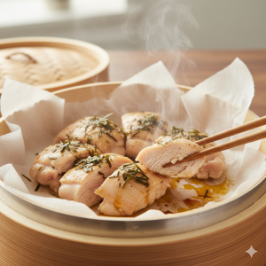 ささみの酒蒸し