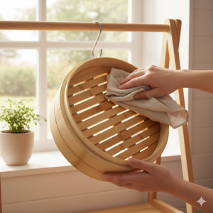 風通しの良い場所で「陰干し」する