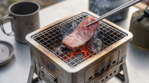 超小型グリルでの直食