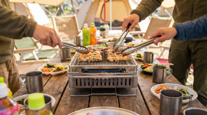 カセットガス炉端焼き