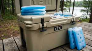 高性能クーラーと保冷剤