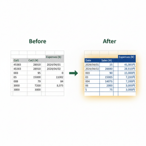 数値の見え方が劇的に変わるビフォーアフター