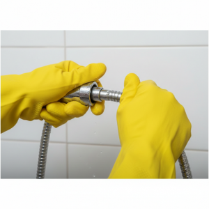 ゴム手袋でグリップ力を強化 ゴム手袋でグリップ力を強化