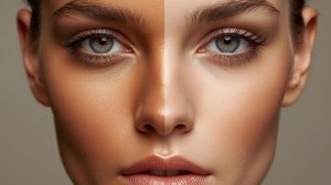 光と影で骨格を彫刻する