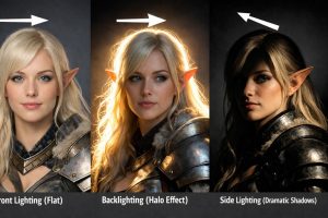 太陽の位置で変わる表情