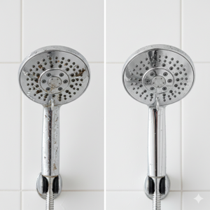 新品の輝きと古いヘッド