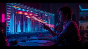 時間の流れとタスクの帯