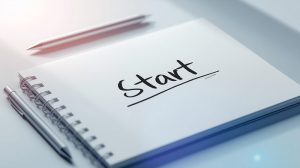 真っ白なキャンバスに一本の線を引く