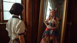 鏡の中の新しい自分