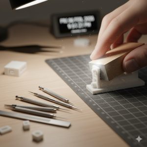 0.1mmの精度を現物で追い込む最後の調整