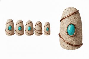 06-09_ターコイズ・ボヘミアン・ラップ (Turquoise Bohemian Wrap)