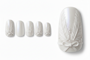 30選!3D・ぷっくりアートのネイルチップ特集|お花や水滴で指先に立体感を 7 07-27_スワン・レイク (Swan Lake Ballerina)