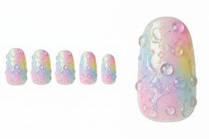 オーロラ・氷ネイル30選!うるうるネイルの透明感デザインカタログ 1 09-11_ユニコーン・キャンディ (Unicorn Candy Ice)