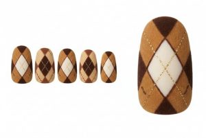 10-05_キャメル・アーガイル・ニット (Camel Argyle Knit)