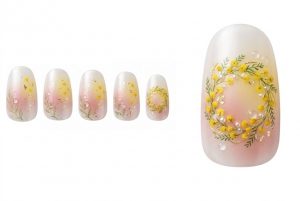 11-29_ミモザのリース・ブライダル (Mimosa Wreath Bridal)