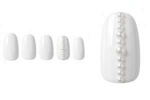 ブライダル・ウェディング30選!一生に一度の輝きを指先に纏うネイルカタログ 1 13-01_エターナル・ホワイト・パール (Eternal White Pearl)