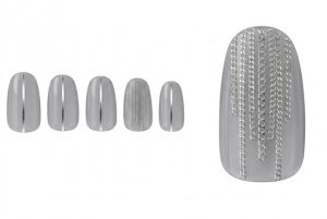 ブライダル・ウェディング30選!一生に一度の輝きを指先に纏うネイルカタログ 8 13-08_プラチナ・ストリーム (Platinum Stream)