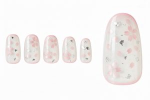 14-03_桜舞う・乳白色 (Dancing Sakura Milky White)