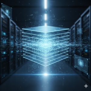 3Dモデルを層状に分割するスライサーの概念図