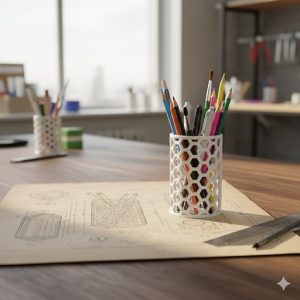 FreeCAD ペン立て 作り方 コンセプト