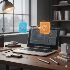 FreeCADとBlenderが協力して一つの作品を作る