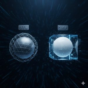 STLと3MFのデータ品質の比較