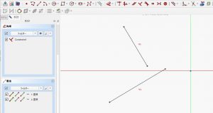 直角拘束を作成