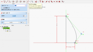 FreeCADで円筒形を作る!回転押し出し(Revolve)の使い方 7 B-スプラインで曲線を描く