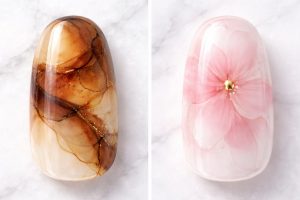 インクと水彩の質感比較