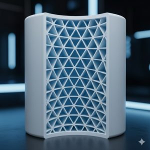 インフィル構造の断面と内部密度の可視化