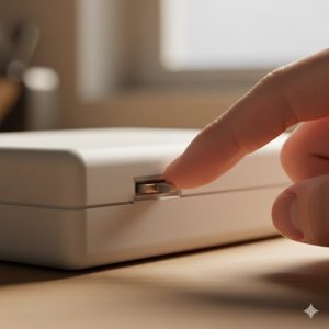 スライドスイッチ 穴 設計