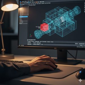 デジタル画面で特定のエリアにサポートを禁止する設定を行っている様子