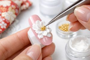 プロの技術解説（立体的な和花制作）