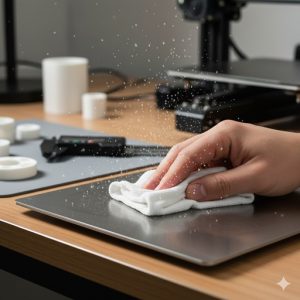 ベッド表面をクリーニングして定着を安定させる