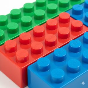 一直線にズラッと並べる