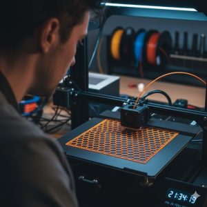 印刷開始直後の一層目をじっくりと監視する