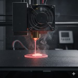 樹脂の熱収縮と造形太り