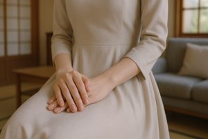 彼のご両親へご挨拶。緊張の初対面30選!品格ある指先マナー 2 親世代に信頼されるネイルマナーイメージ