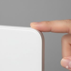 角を落として優しさをプラス