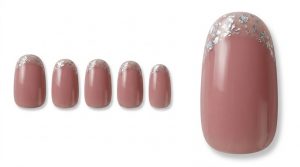 16-17_輝き控えめガラスフレンチ (Subtle Glass French Tip)