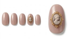 16-21_アンティークなカメオ風 (Antique Style Cameo)