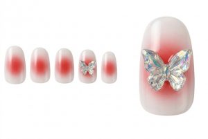 好きな人を振り向かせる勝負デート30選!あざと可愛い指先 1 17-01_純欲チーク×蝶々パーツ (Pure Desire Blush & Butterfly)