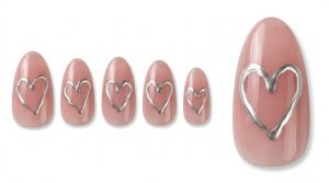 好きな人を振り向かせる勝負デート30選!あざと可愛い指先 5 17-15_鏡よ鏡。ミラーハート (Mirror Chrome Heart)