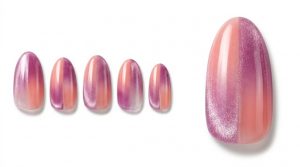 好きな人を振り向かせる勝負デート30選!あざと可愛い指先 7 17-17_オンブレフレンチの視線 (Ombre French Illusion)