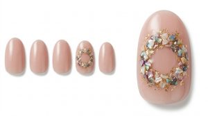 17-30_シェルの花冠（リース） (Shell Flower Wreath)