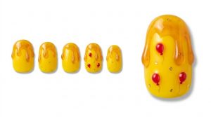 親友とはしゃぐテーマパーク遠足30選!映えるポップデザイン 10 18-10_蜂蜜色のハニーポット (Honey Pot Yellow)