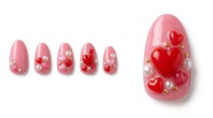 親友とはしゃぐテーマパーク遠足30選!映えるポップデザイン 9 18-19_3Dビッグハート埋め尽くし (Big 3D Heart Pave)