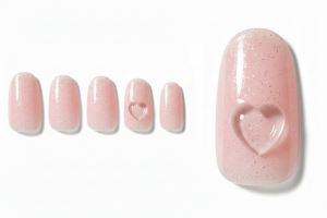 20-18_遊び心あるクリアハート・シマ― (Playful Clear Heart Shimmer)