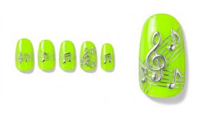 推しに愛を捧げる!ライブ・イベント参戦30選!概念ネイル集 4 21-24_新緑のメロディ・ミュージック (Fresh Green Melody)